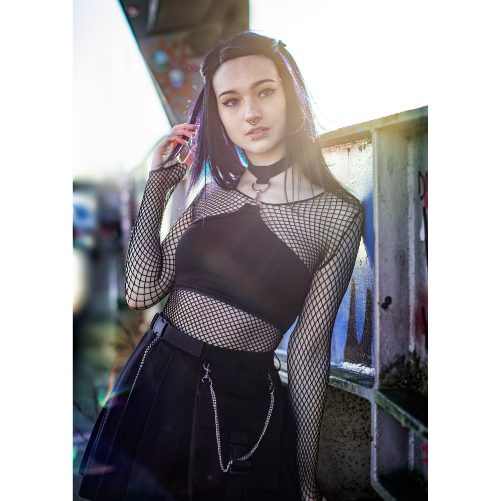 Leg Avenue - Fishnet Top - Noir